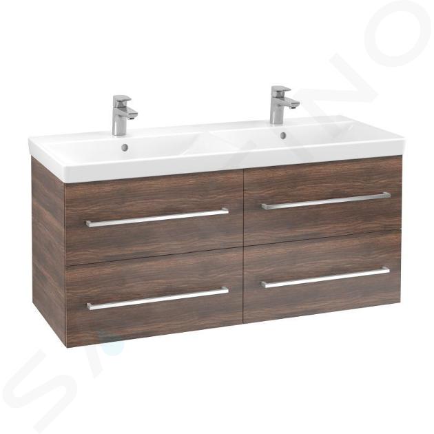 Villeroy & Boch Avento - Umývadlová skrinka, 1180x514x452 mm, 4 zásuvky, Arizona Oak A89300VH