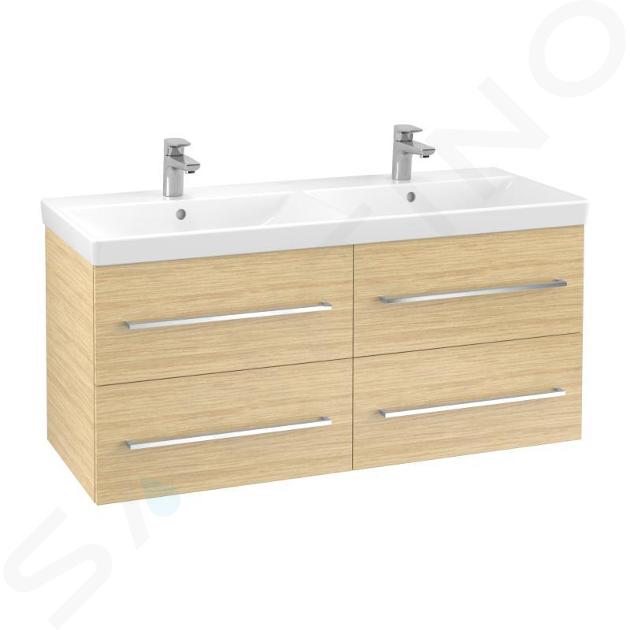 Villeroy & Boch Avento - Mueble de lavabo, 118x51x45 cm, 4 cajones, Nordic Oak A89300VJ