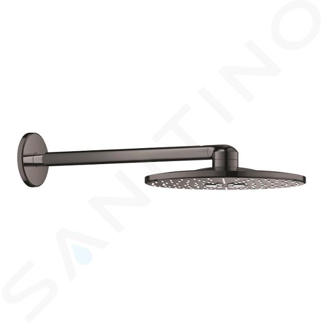 Grohe Rainshower SmartActive - Soffione doccia 310, braccio doccia 430 mm, 2 getti, Hard Graphite 26475A00