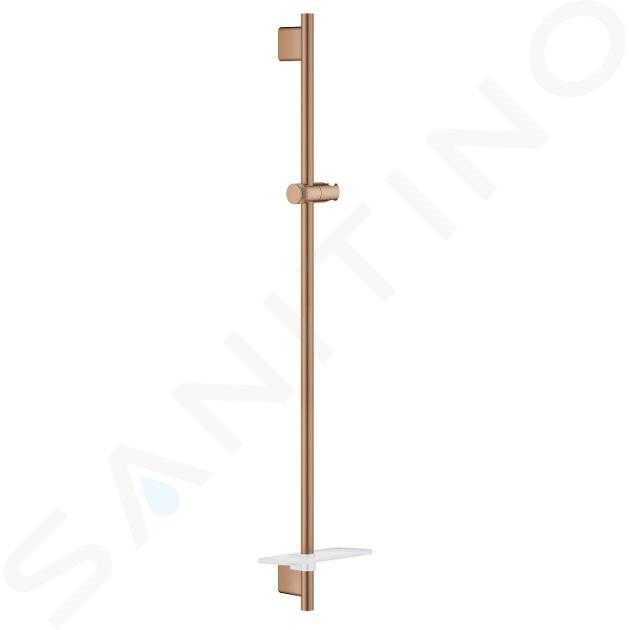 Grohe Rainshower SmartActive - Bară de duș cu poliță, 900 mm, Brushed Warm Sunset 26603DL0