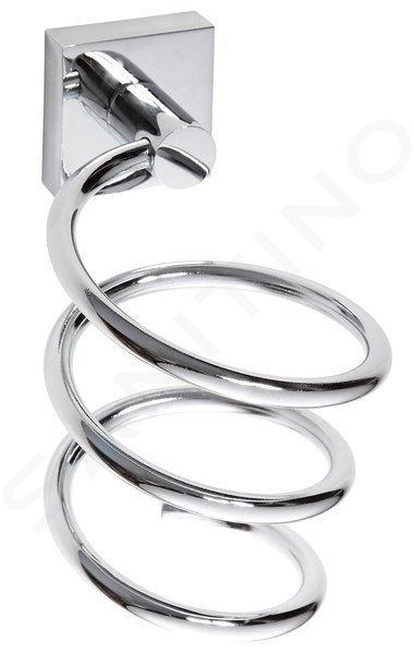 Sapho X-SQUARE - Porte sèche cheveux, chrome XQ005