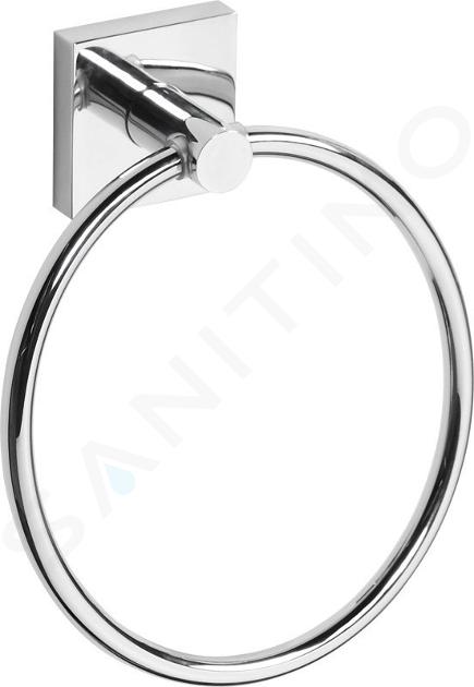 Sapho X-SQUARE - Anneau porte-serviette, chrome XQ406