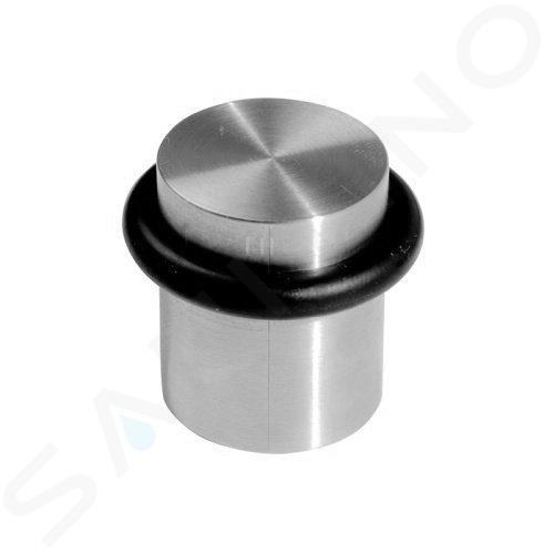 Sapho Öffentlicher Sektor - Türstopper für den Boden 25x30 mm, geschliffener Edelstahl XP003