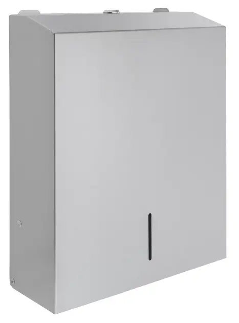 Sapho - Диспенсер за хартиени кърпи 285x370x105 мм, полирана неръждаема стомана XP053