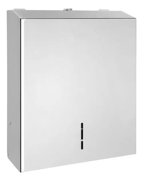 Sapho - Диспенсер за хартиени кърпи 285x370x105 мм, полирана неръждаема стомана XP048
