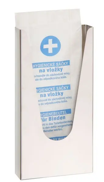 Sapho - Dispenser za papirnate vrećice, mat nehrđajući čelik XP050