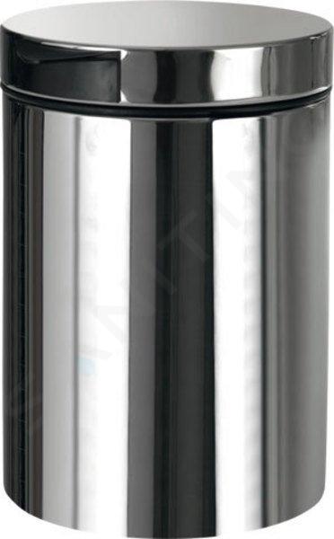 Sapho Settore alberghiero - Pattumiera 3 l, acciaio inox lucido XP018