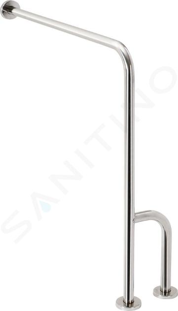 Sapho Equipamiento de baño - Asa de apoyo 80x85 cm, derecho, acero inoxidable XH528