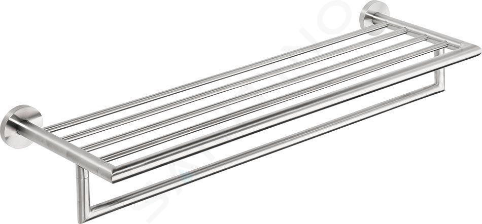 Sapho X-STEEL - Poliță pentru prosoape cu margine, inox șlefuit XS406