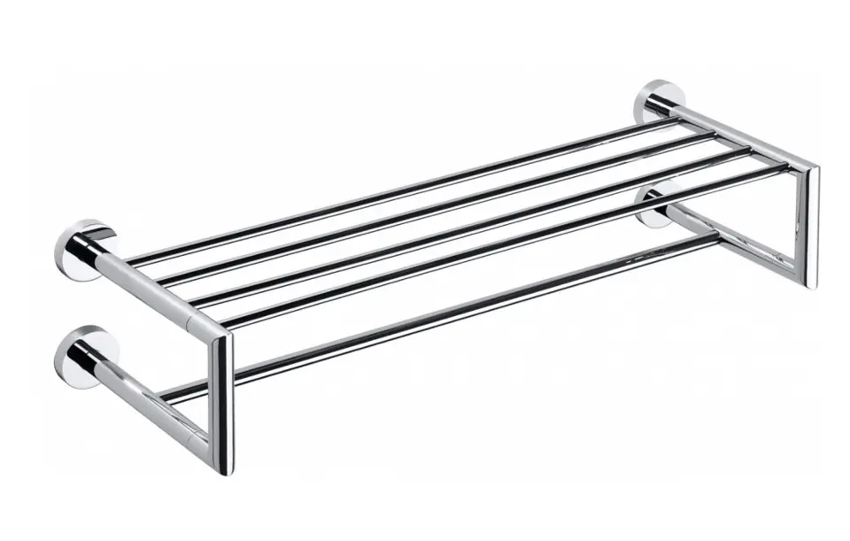 Sapho X-Round - Dvostruka držačica za ručnike, duljina 66 cm, krom XR416