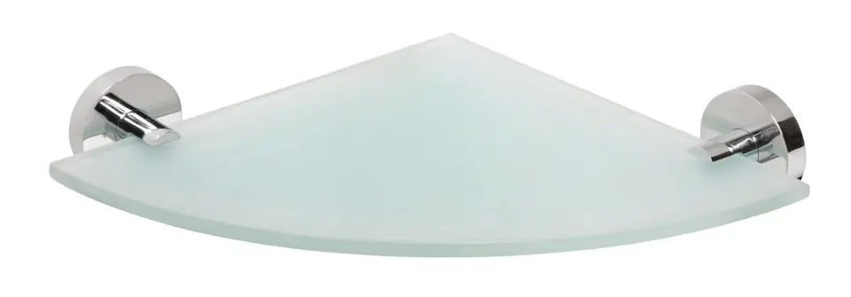 Sapho X-Round - Hoekplanchet, glas/chroom XR603