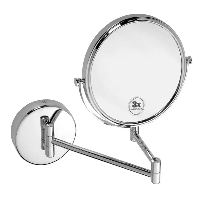 Levně Sapho X-Round - Kosmetické zrcátko nástěnné, chrom XR006