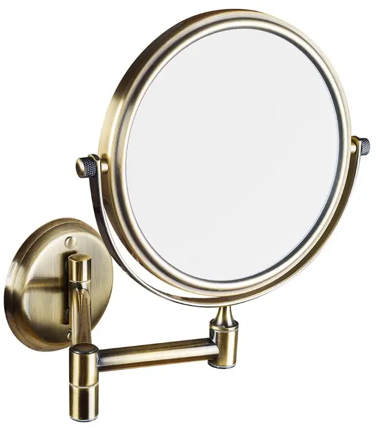 Sapho Kúpeľňové vybavenie - Kozmetické zrkadlo, bronz XP012