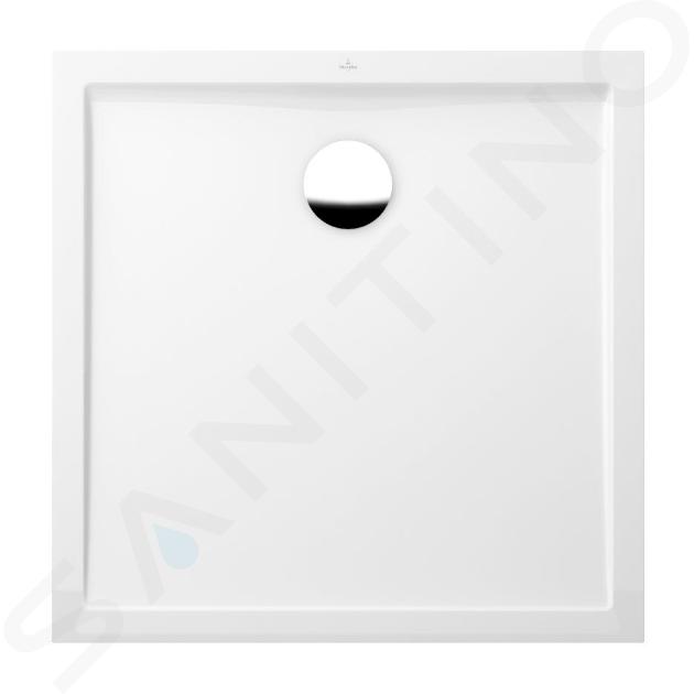 Villeroy & Boch Futurion Flat - Receveur de douche, 90x90 cm, Quaryl, blanc alpin UDQ0900FFL1V-01
