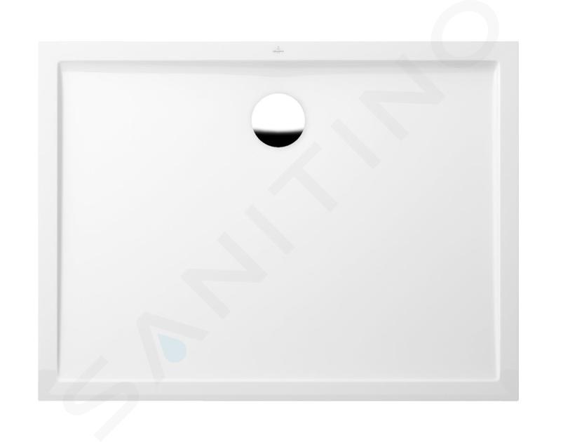 Villeroy & Boch Futurion Flat - Sprchová vanička, 90x120 cm, Quaryl, alpská biela UDQ1290FFL2V-01