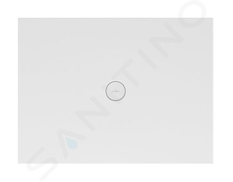 Villeroy & Boch Subway Infinity - Receveur de douche, 80x90 cm, Anti-slip, blanc alpin 6228H301