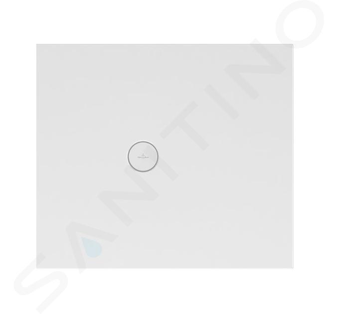 Villeroy & Boch Subway Infinity - Plato de ducha, 75x90 cm, Anti-slip, blanco alpino 6229G201