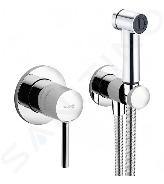 Kludi Bozz - Ensemble mitigeur encastré avec douchette de bidet, chrome 389980576