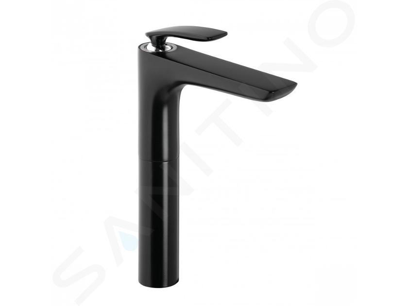 Kludi Balance - Grifo de lavabo, negro mate 522988775