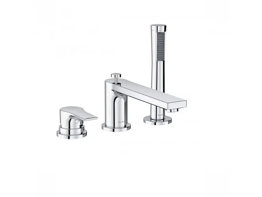 Kludi Zenta SL - Mitigeur pour montage sur bord de baignoire, installation 3 trous, chrome 484480565