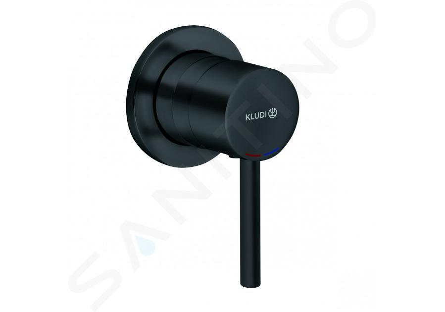 Kludi Bozz - Grifo empotrado de ducha, negro mate 389253976