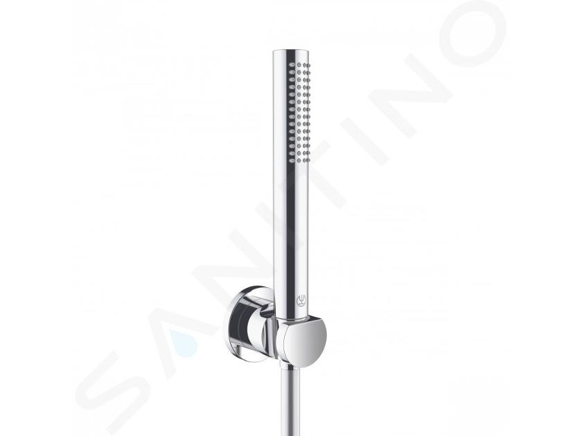 Kludi Nova Fonte - Set sprchové hlavice, držáku a hadice, chrom 2085005-15