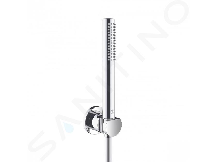 Kludi Nova Fonte - Colonne de douche avec pommeau de douche, support et flexible, chrome 2085005-15