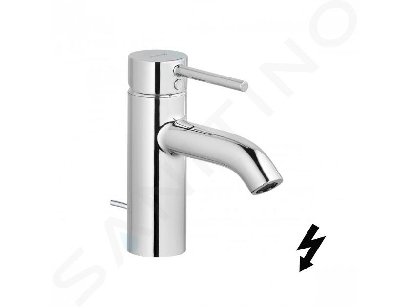 Kludi Bozz - Grifo de lavabo con desagüe para calentador sin presión, cromo 382770576