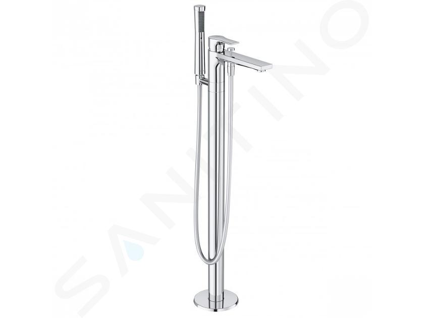 Kludi Zenta SL - Grifo de suelo para bañera, cromo 485900565