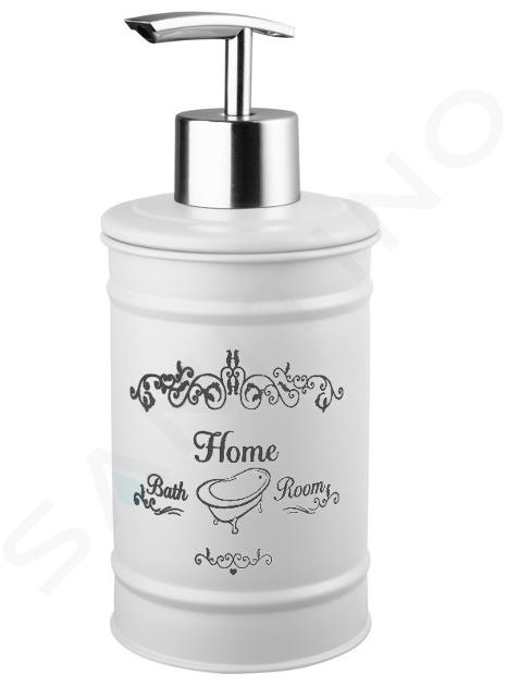 Aqualine Nicea - Distributeur de savon à poser, blanc 7498