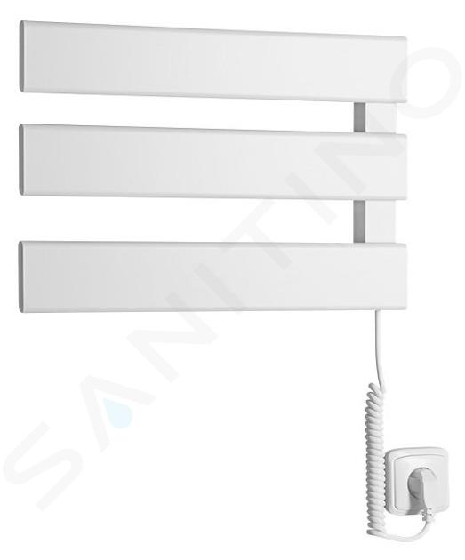 Aqualine Chauffage - Porte-serviettes électrique Elvis, 480x330x45mm, 50W, blanc EB480