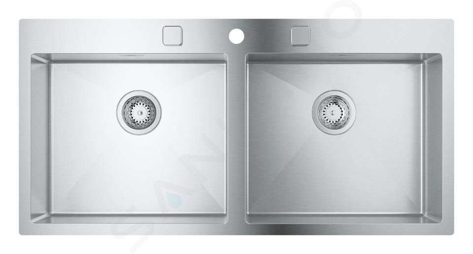 Grohe Lavelli - Lavello K800 con scarico automatico, 1024x560 mm, acciaio inox spazzolato 31585SD1