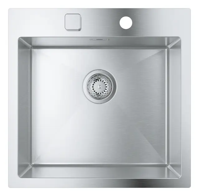 Grohe Éviers - Évier K800 avec garniture de vidage automatique, 52x51 cm, inox brossé 31583SD1