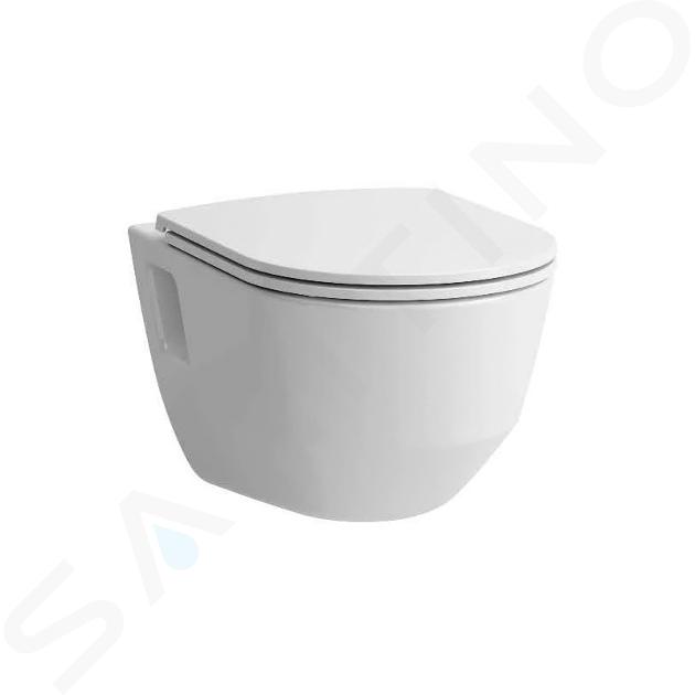 Laufen Pro - Hangend toilet met Slim wc-bril, Slowclose, Rimless, wit H8669540000001