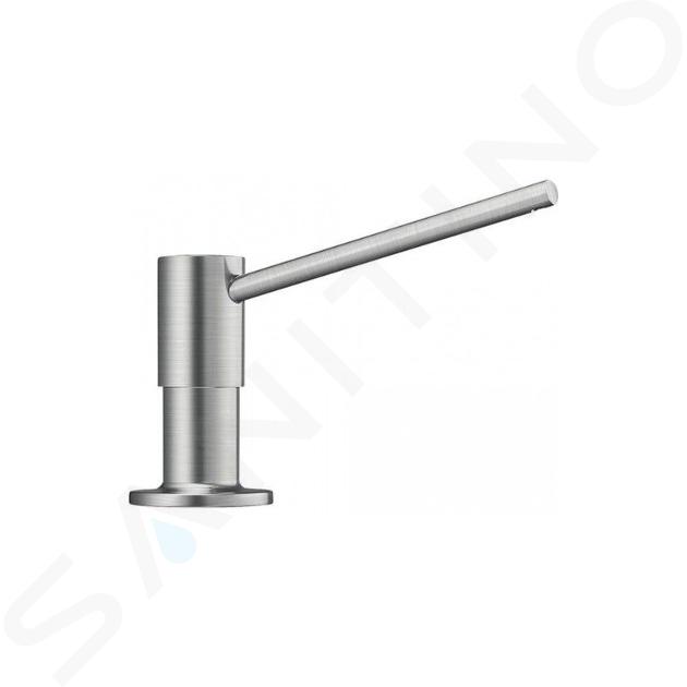 Blanco Accessori - Dispenser di sapone liquido Torre, acciaio inox spazzolato 521541