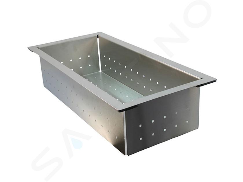 Blanco Accessori - Vaschetta per lavello Zerox e Claron, acciaio inox 219649