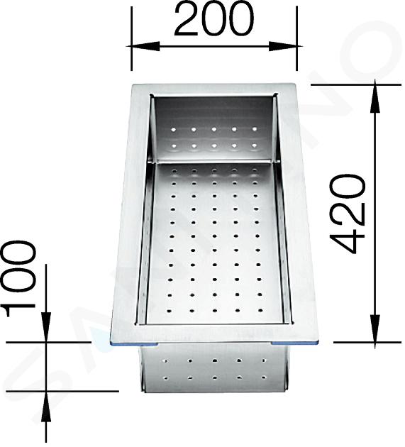 Blanco Accessoires - Vide-sauce pour éviers Zerox et Claron, inox