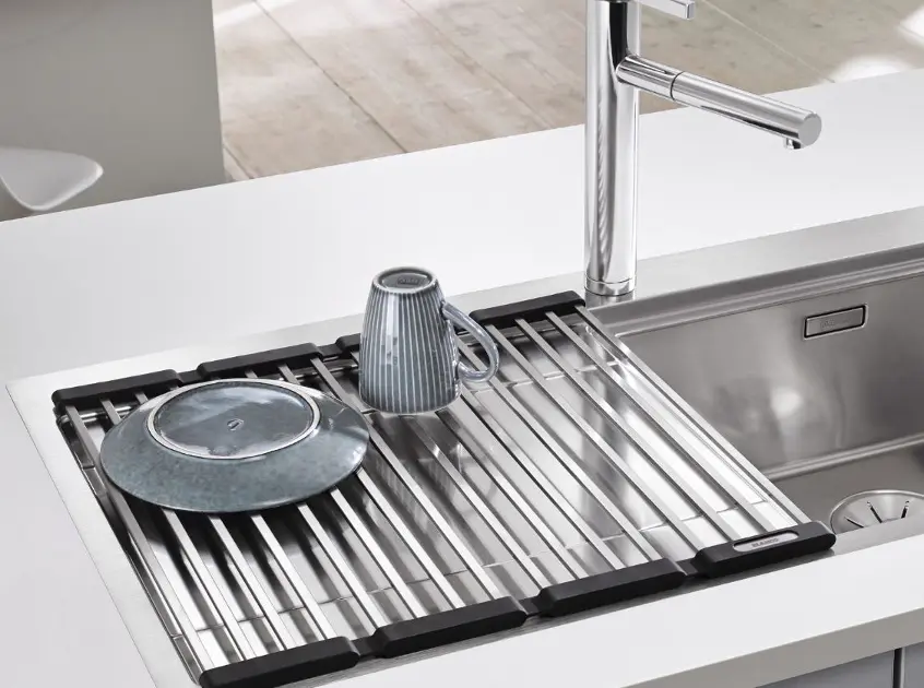 Simplehuman Accessori per cucina - Scolapiatti 370x326x172 mm, bianco  KT1104