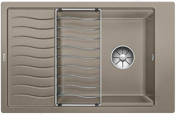Blanco Elon XL 6 - Fregadero de silgranite, 78x50 cm, tartufo 524851