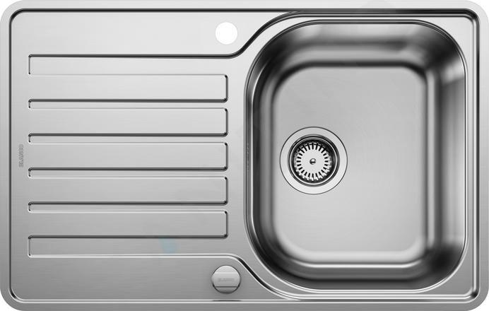 Blanco Lantos 45 - Chiuvetă, 768x488 mm, Compact, control scurgere, inox periat 519059