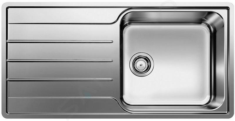 Fregadero Acero Inox. 1000x500 - 1 seno + escurridor izquierda (ver  opciones)