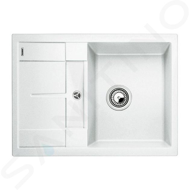 Blanco Metra 45 - Fregadero de silgranite, 68x50 cm, Compact, blanco 519565
