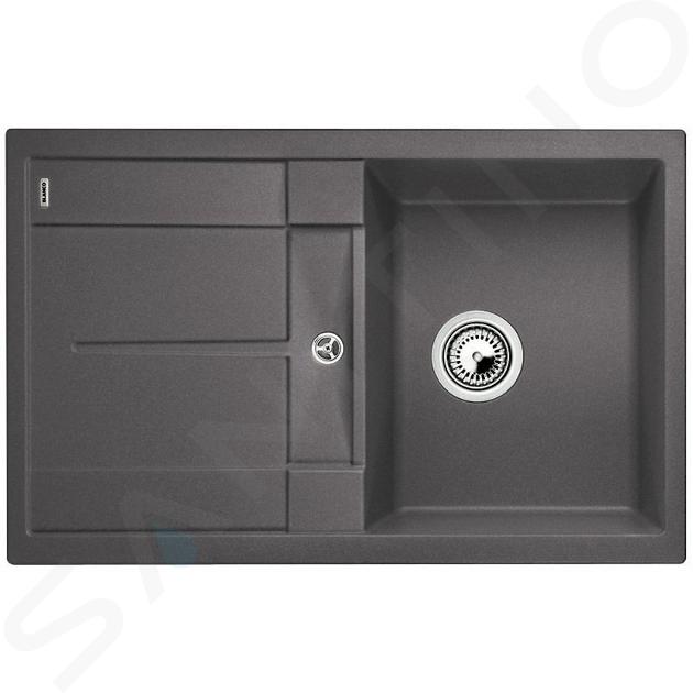 Blanco Metra 45 - Fregadero de silgranite, 78x50 cm, roca gris 518869