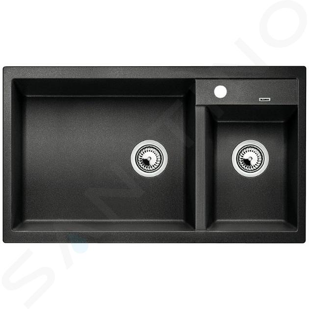 Blanco Metra 9 - Chiuvetă silgranit, 86x50 cm, cuvă în stânga, antracit 513273