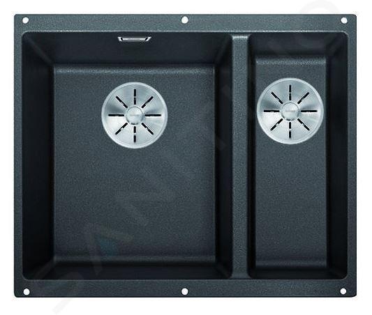 Blanco Subline 340/160 - Lavello in silgranit, 56x46 cm, InFino, vasca a sx, antracite 523548