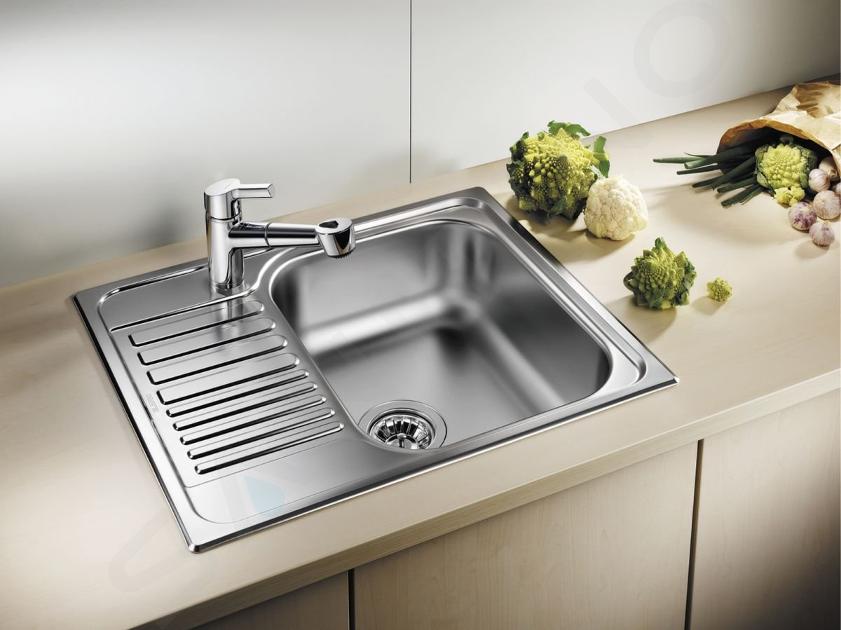 Lavello rettangolare per cucina acciaio inox BLANCO MEDIAN 45 S