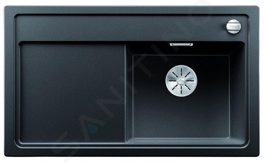 Blanco Zenar 45 - Chiuvetă silgranit, 860x510 mm, cu control scurgere, antracit 523781