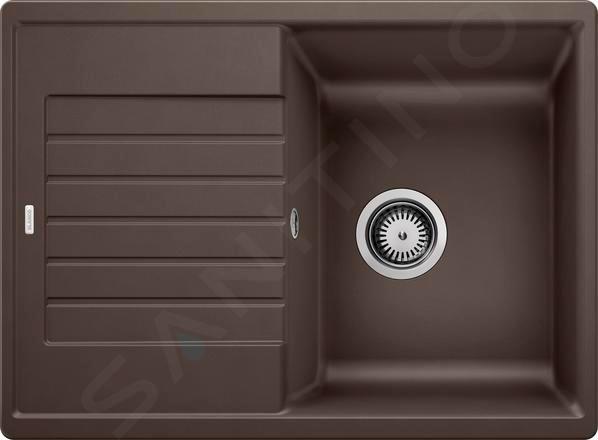 Blanco Zia 45 - Silgranit spoelbak, 68x50 cm, Compact, coffee 524730