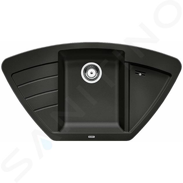 Blanco Zia 9 - Fregadero de silgranite, 93x51 cm, antracita 514764