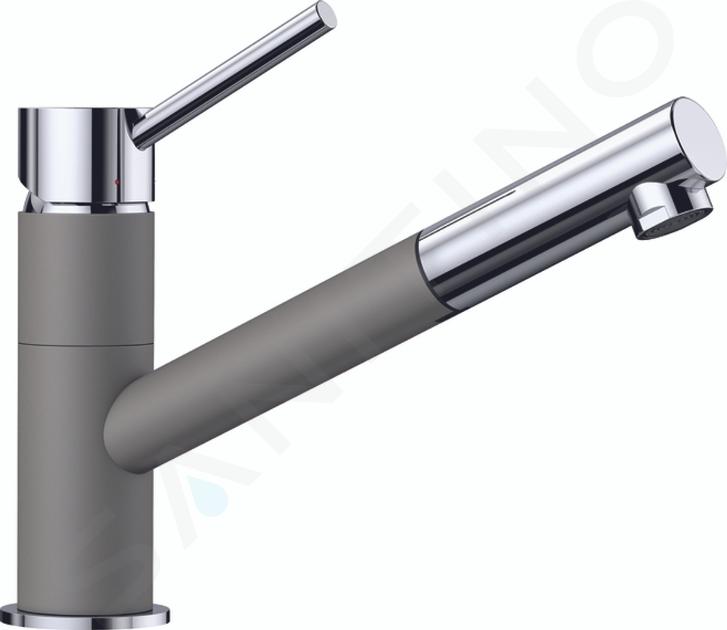 Blanco Kano - Grifo de fregadero, aluminio/cromo 525029